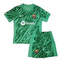 Camiseta Barcelona Portero Segunda Equipación Replica 2024-25 para niños mangas cortas (+ Pantalones cortos)